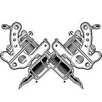 Tatoo Dark Logo blanco Tatoo Dark Logo blanco