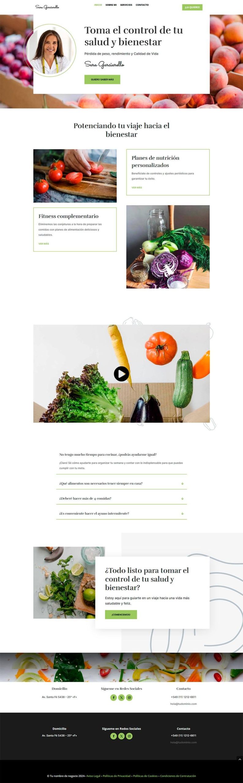 Demo Nutricionista